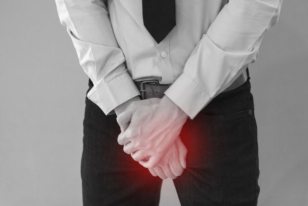 Leistenschmerzen bei Prostatitis