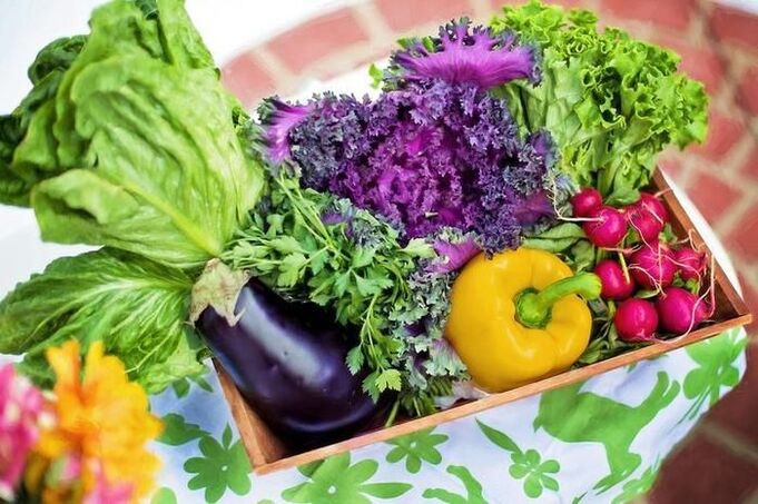 Gemüse und Kräuter gegen Prostatitis